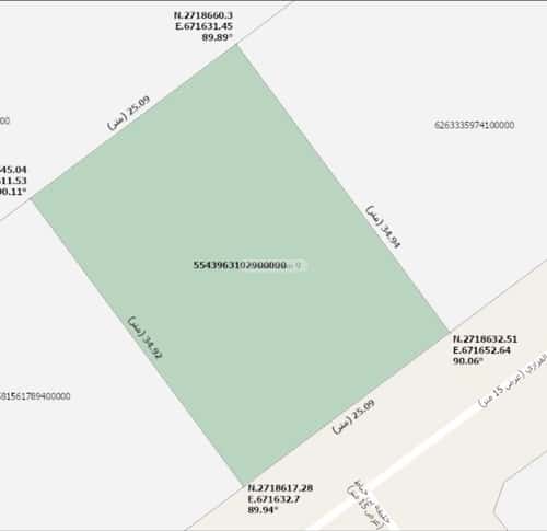 فيلا 875 متر مربع جنوبية على شارع 15م الشفاء، جنوب الرياض، الرياض