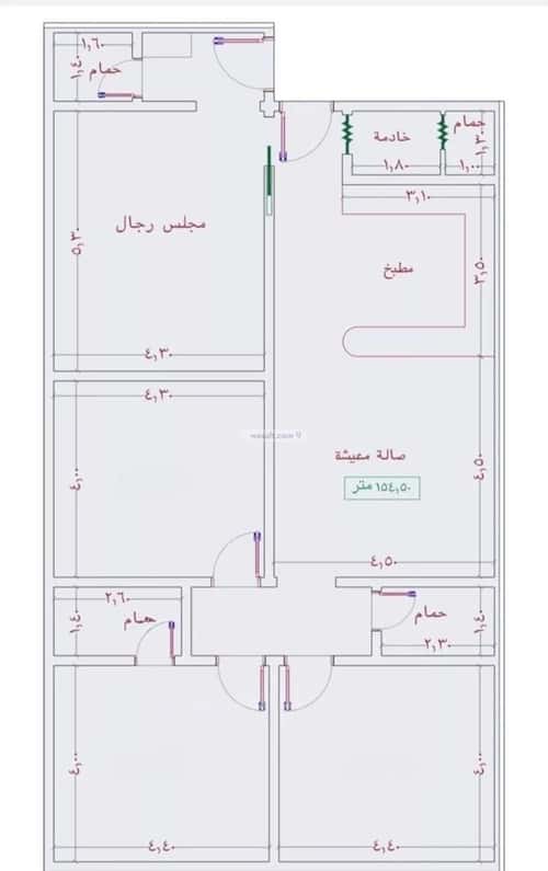 Apartment 2939 SQM with 4 Bedrooms Al Jamea|Ah, South Jeddah, Jeddah
