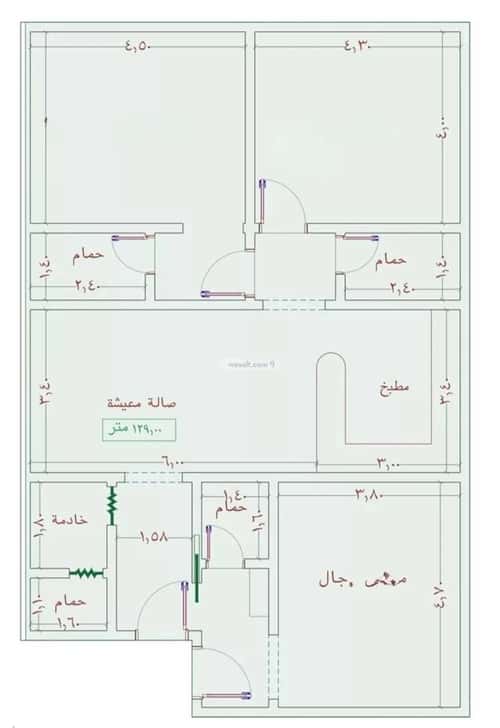 شقة 2939 متر مربع ب 3 غرف الجامعة، جنوب جدة، جدة