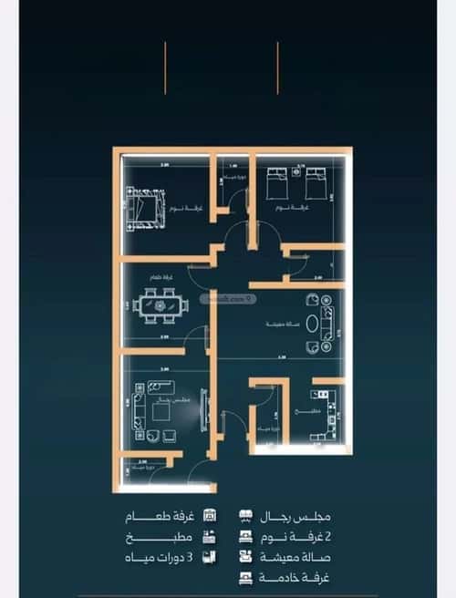 شقة 624 متر مربع ب 4 غرف النزهة، شمال جدة، جدة