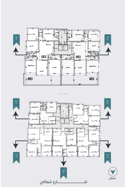 شقة 696 متر مربع ب 5 غرف الفيصلية، شمال جدة، جدة