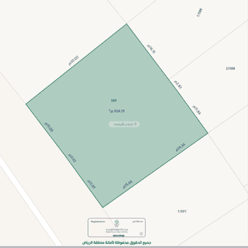 أرض 925 متر مربع غربية على شارع 28م عريض، جنوب الرياض، الرياض