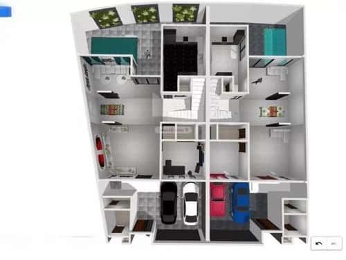 Villa 313 SQM Facing West on 15m Width Street Al-Manarat, North Jeddah, Jeddah