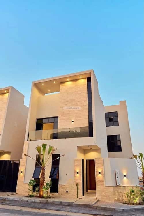 Villa 478 SQM Facing North on 20m Width Street Al-Mahdiyah, West Riyadh, Riyadh