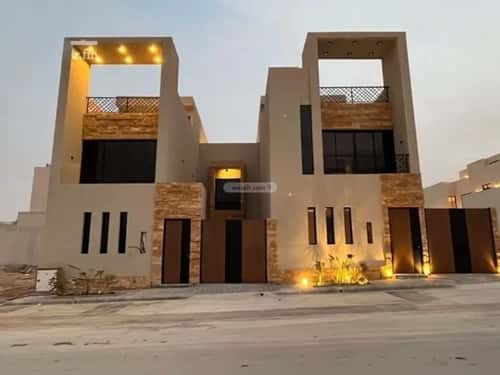 Villa 338 SQM Facing South on 20m Width Street Al-Mahdiyah, West Riyadh, Riyadh