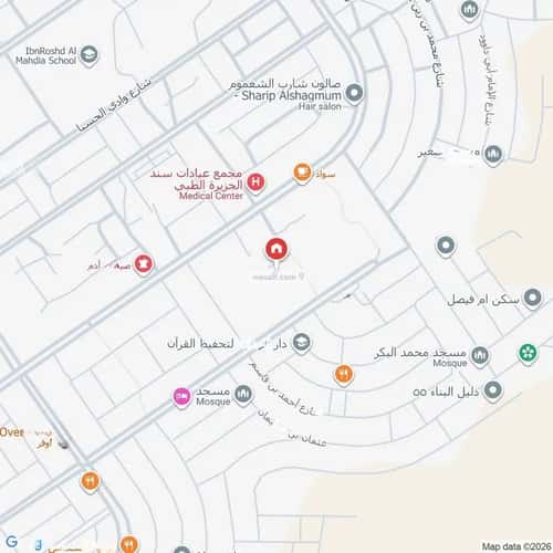 Land 450 SQM Facing West on 20m Width Street Al-Mahdiyah, West Riyadh, Riyadh