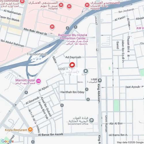 Apartment 60 SQM with 1 Bedroom Al-Wizarat, Central Riyadh, Riyadh