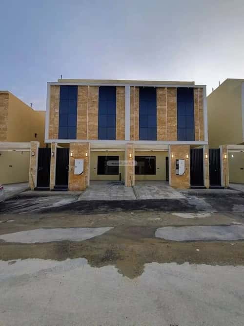 Villa 253 SQM Facing East on 25m Width Street Okaz, South Riyadh, Riyadh