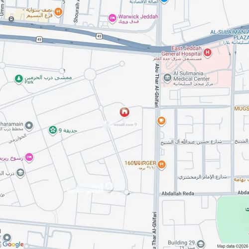 أرض 1217 متر مربع الفيحاء، جنوب جدة، جدة