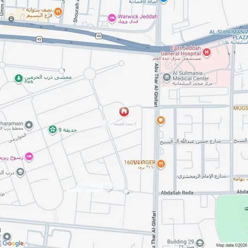 أرض 1217 متر مربع الفيحاء، جنوب جدة، جدة