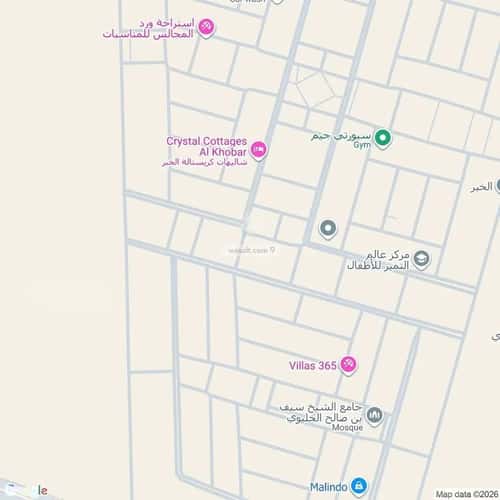 Villa 600 SQM Facing East on 25m Width Street Al Aqiq, Khobar