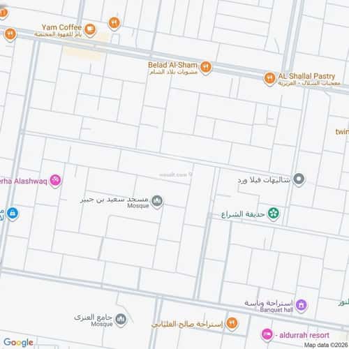 Villa 437 SQM Facing South on 20m Width Street Al Sheraa, Khobar