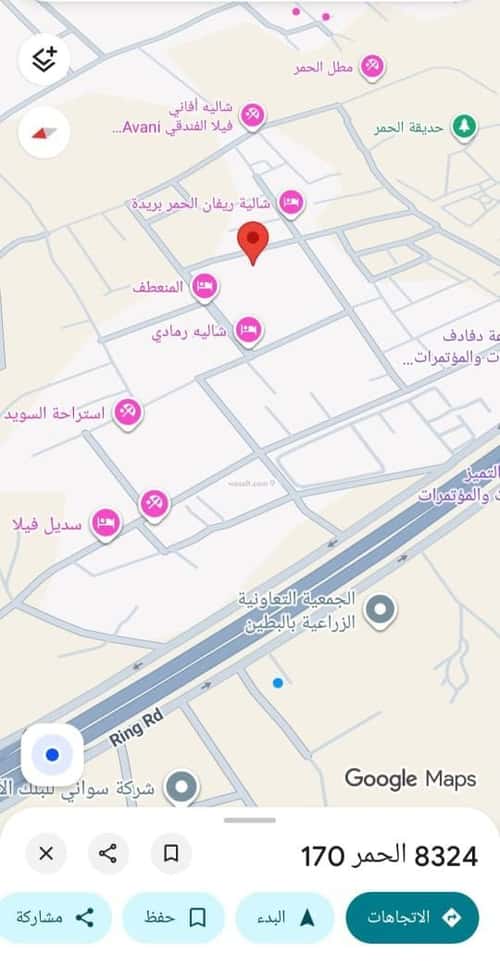 أرض 375 متر مربع جنوبية على شارع 12م الحمر الشمالي، بريدة