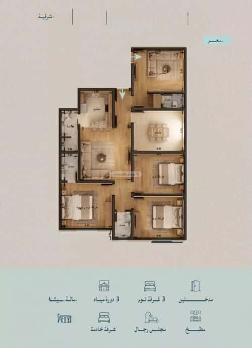 5 bedroom apartment in Al Yaqout