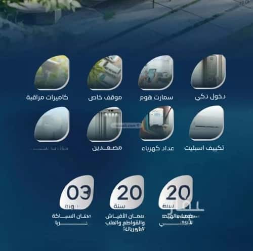 شقة 1588 متر مربع ب 4 غرف العزيزية، شمال جدة، جدة