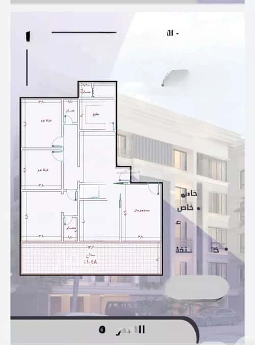 شقة 720 متر مربع ب 5 غرف الصواري، شمال جدة، جدة