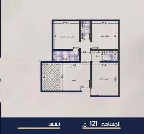 شقة 1046 متر مربع ب 3 غرف المروة، شمال جدة، جدة