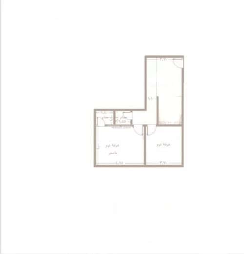 شقة 1333 متر مربع بغرفتين المروة، شمال جدة، جدة