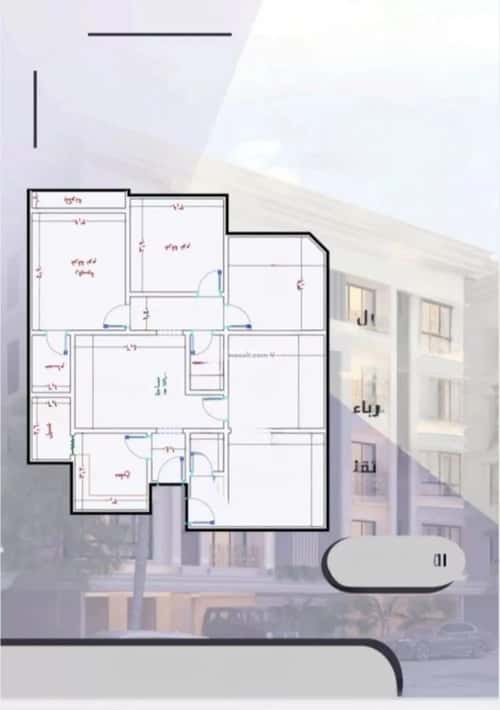 Apartment 720 SQM with 5 Bedrooms Al Swaryee, North Jeddah, Jeddah