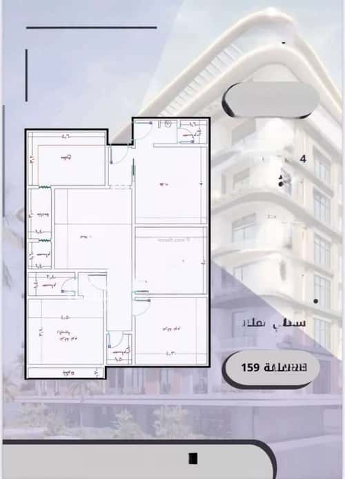 شقة 2386 متر مربع ب 4 غرف الواحة، شرق جدة، جدة