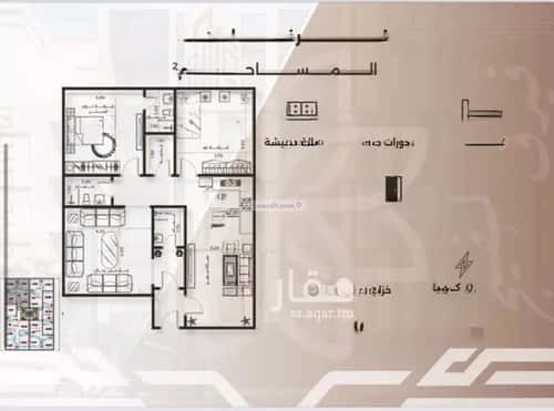 Apartment 630 SQM with 2 Bedrooms Al Nahdah, North Jeddah, Jeddah