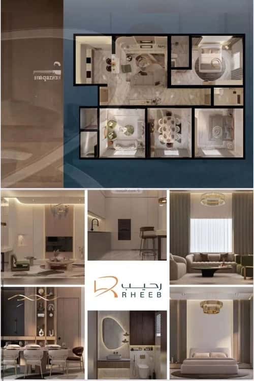 Apartment 624 SQM with 3 Bedrooms Al Nuzha, North Jeddah, Jeddah