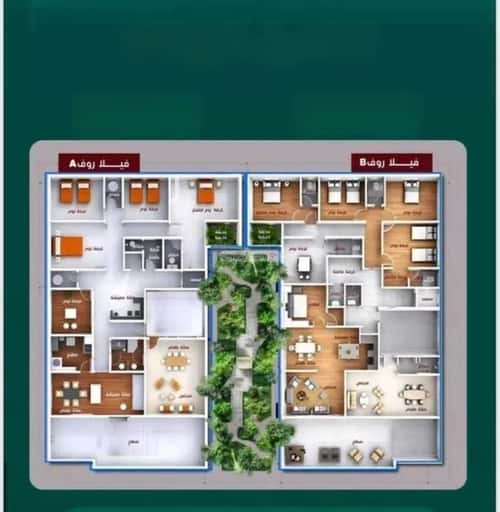 شقة 1092 متر مربع ب 8 غرف الحمراء، شمال جدة، جدة