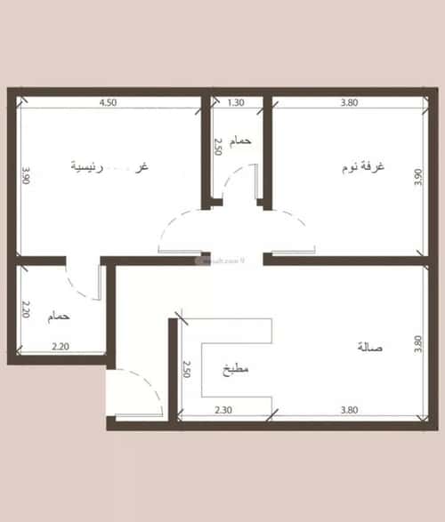 Apartment 524 SQM with 2 Bedrooms Al Rawdhah, North Jeddah, Jeddah