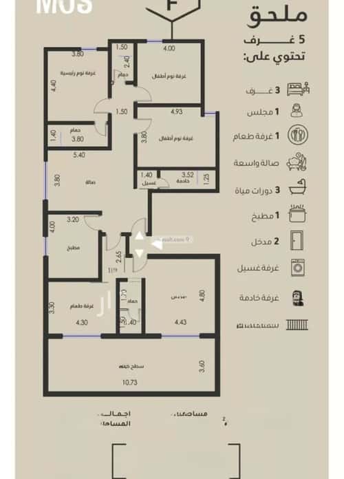 Apartment 600 SQM with 5 Bedrooms Al Faysaleyyah, North Jeddah, Jeddah