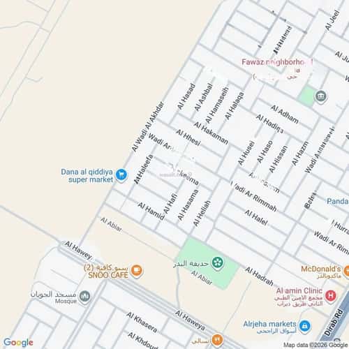 فيلا 625 متر مربع شمالية على شارع 12م ديراب، غرب الرياض، الرياض