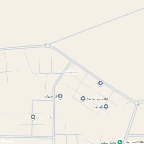 أرض 1120 متر مربع شمالية على شارع 56م الروضة، نجران