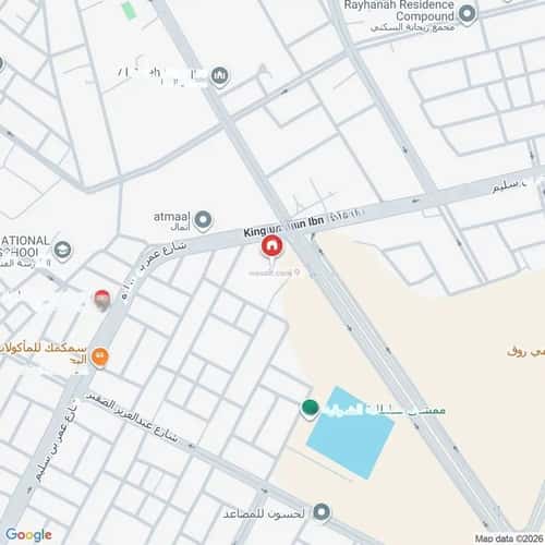 فيلا 250 متر مربع غربية على شارع 20م الروضة، بريدة