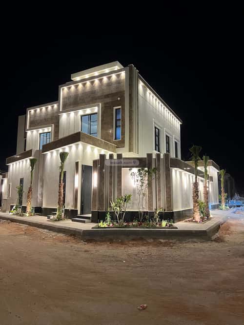 Villa 205 SQM Facing North West on 25m Width Street Al-Janadriyah, East Riyadh, Riyadh