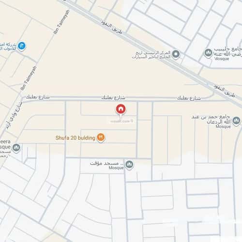 فيلا 262 متر مربع شمالية على شارع 20م عكاظ، جنوب الرياض، الرياض