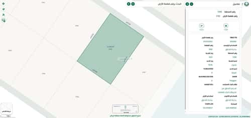 Land 630 SQM Facing West on 15m Width Street Haya Al-Malik Abdullah, Shaqra