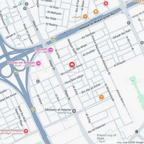 Floor 158 SQM with 3 Bedrooms Al-Olaya, Central Riyadh, Riyadh