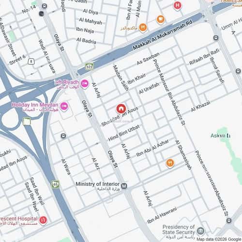 دور 54 متر مربع بغرفة العليا، وسط الرياض، الرياض