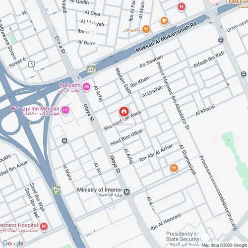 دور 124 متر مربع بغرفتين العليا، وسط الرياض، الرياض