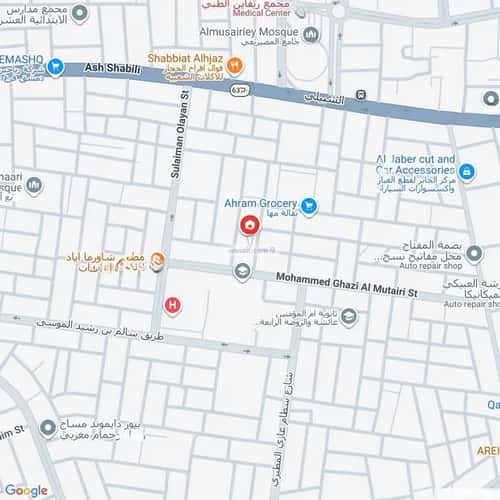 فيلا 400 متر مربع شرقية على شارع 15م السليمانية، عنيزة