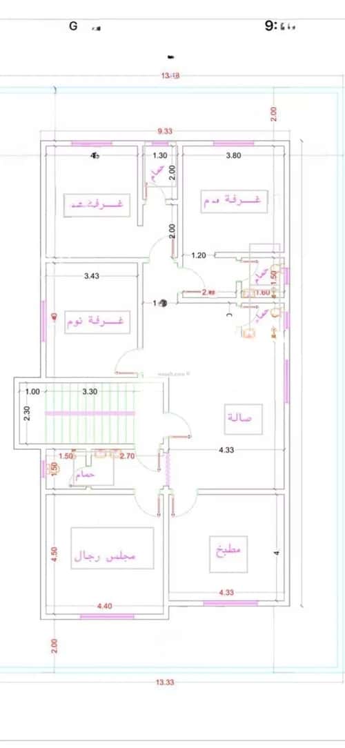 دور 148 متر مربع ب 4 غرف الجنادرية، شرق الرياض، الرياض
