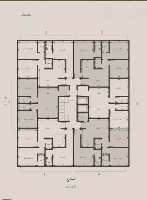 شقة 3183 متر مربع بغرفتين الياقوت، شمال جدة، جدة
