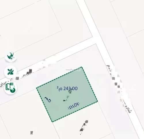 Land 256 SQM Facing South on 15m Width Street Al-Arid, North Riyadh, Riyadh