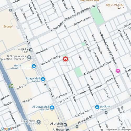 Land 625 SQM Facing East on 12m Width Street Al-Woroud, North Riyadh, Riyadh