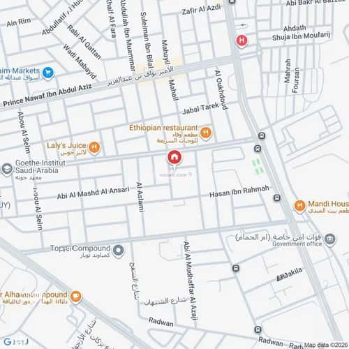 Land 1051 SQM Facing North West on 15m Width Street West Umm Al Hamam, West Riyadh, Riyadh