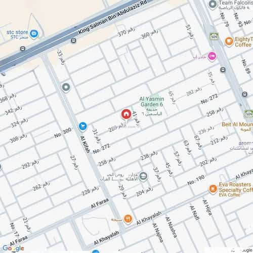 فيلا 377 متر مربع شمالية على شارع 15م الياسمين، شمال الرياض، الرياض