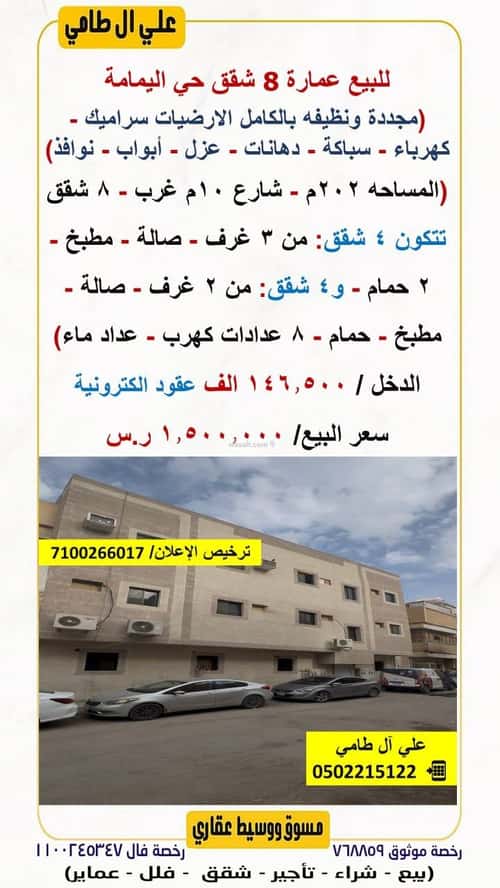 Building 202 SQM Facing West Al-Yamamah, Central Riyadh, Riyadh