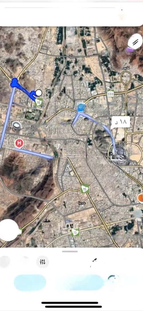 أرض 262 متر مربع شمالية شرقية على شارع 15م البركة، المدينة المنورة