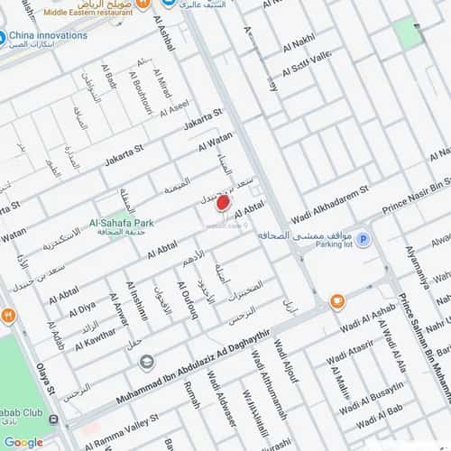 Villa 580 SQM Facing West on 14m Width Street As-Sahafa, North Riyadh, Riyadh