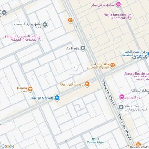 فيلا 495 متر مربع جنوبية على شارع 20م النرجس، شمال الرياض، الرياض