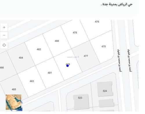 Land 345 SQM Facing South on 15m Width Street Al-Riyadh, North Jeddah, Jeddah
